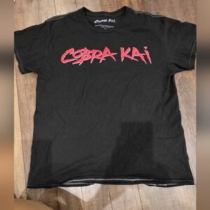 Cobra Kai Black T-Shirt With Awesome Graphic